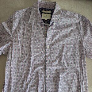 Men's Button Down Short Sleeve Shirt - Casual